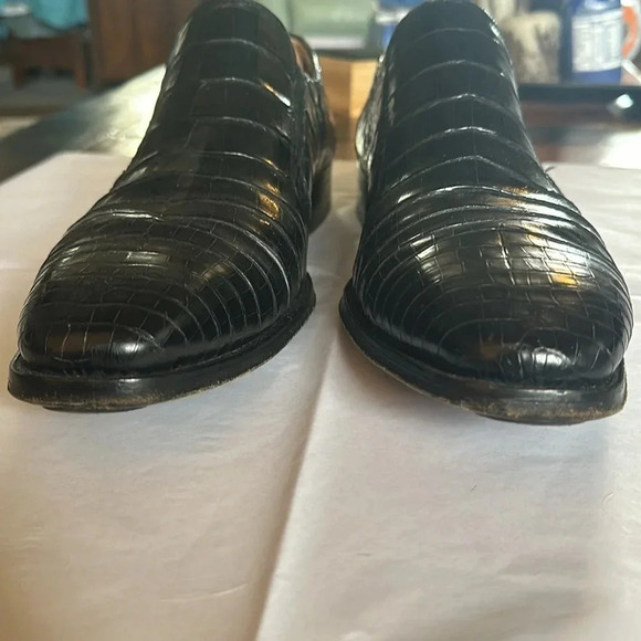 Mezlan Crocodile slip on shoes Size 12 - Picture 3 of 12